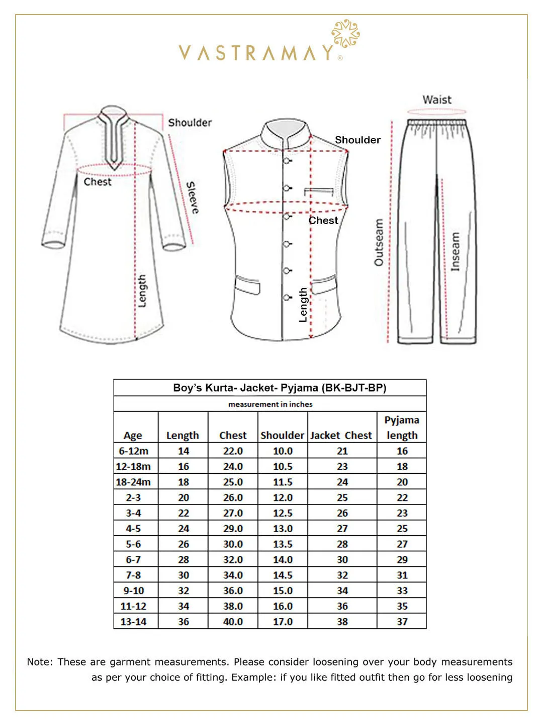 VASTRAMAY Boy's Aqua Blue Jacket With Yellow Floral Printed Kurta with Cream Solid Pyjama Set