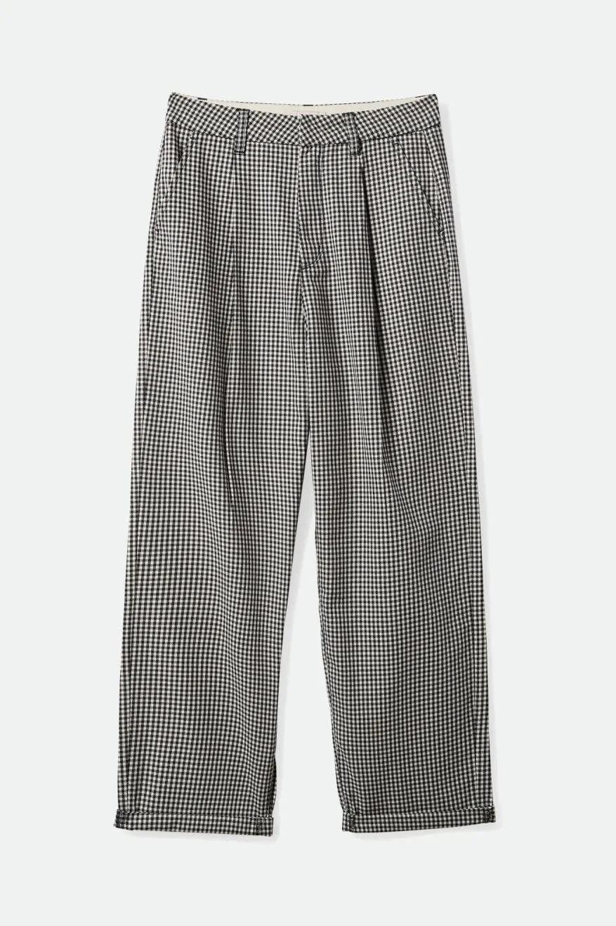 Victory Trouser Pant - Washed Navy Gingham