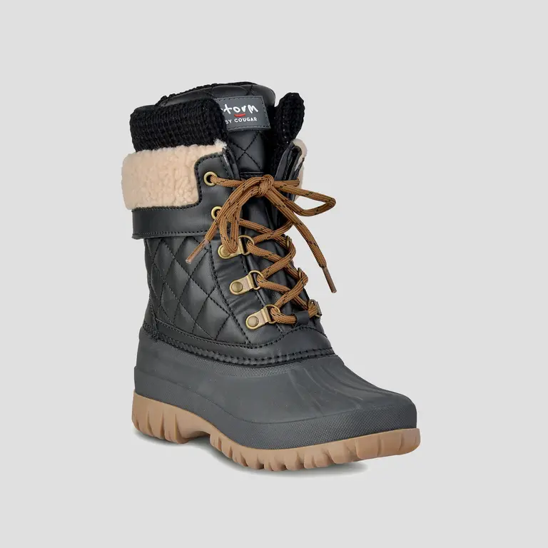 W Creek Quilt Waterproof Winter Boot