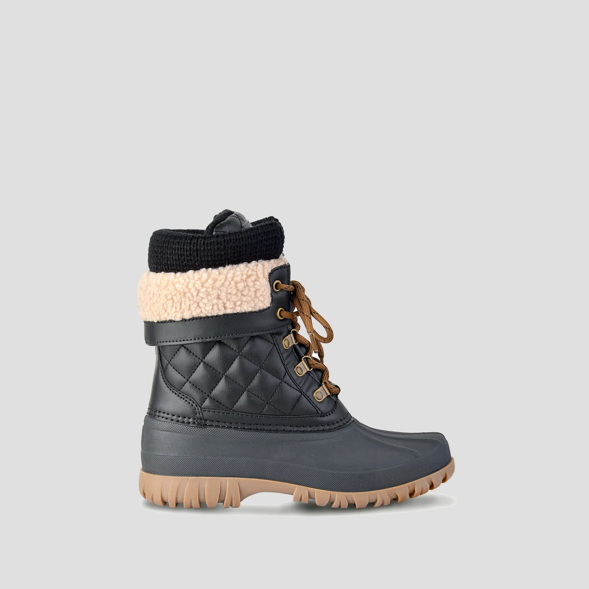 W Creek Quilt Waterproof Winter Boot