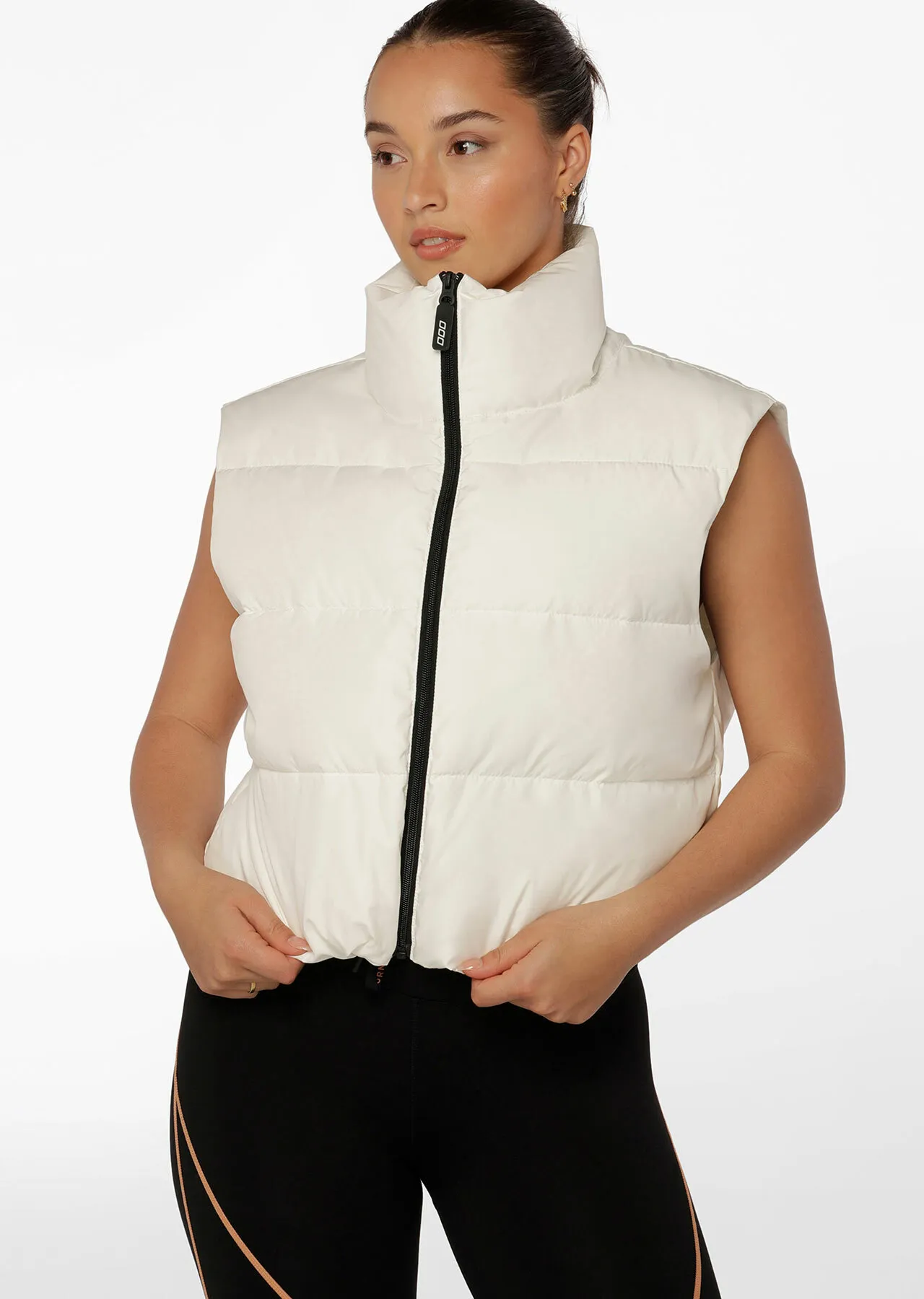 Weightless Puffer Vest | White | Jackets, Hoodies and Sweats | Lorna Jane Australia