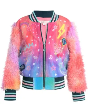 Women Rainbow Bomber Jacket | ujackets.com | Get 50% OFF