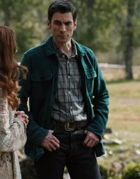 Yellowstone S04 Wes Bentley Green Jacket | Jamie Dutton Green Jacket