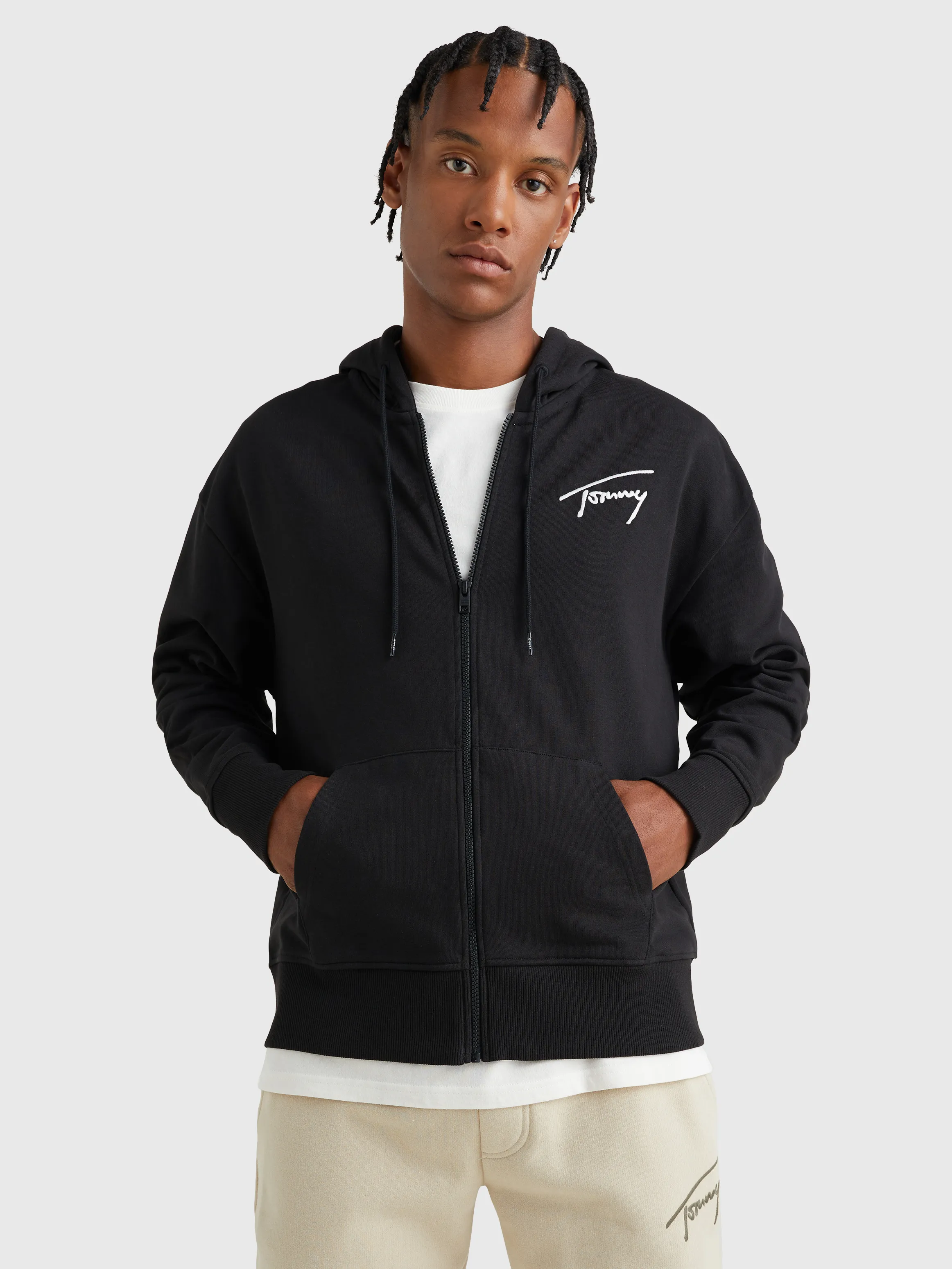 Zip-Thru Relaxed Fit Hoodie | Sweatshirts & Hoodies | Tommy Jeans